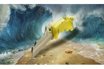 Image of Spyderco Assist Salt Lightweight Yellow Combination Edge Knife C79PSYL