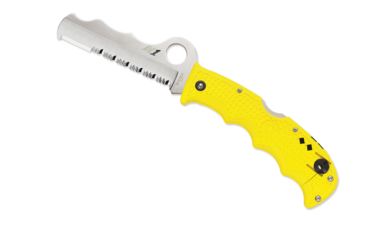 Image of Spyderco Assist Salt Lightweight Yellow Combination Edge Knife C79PSYL