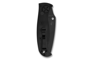 Image of Spyderco Autonomy 2 Automatic Folding Knife, 3.5 in, LC200N Steel, PlainEdge, Drop Point Blade, G-10, Black Handle, C165GPBBK2