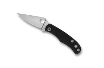 Image of Spyderco Bug Folding Knife, 1.26in, 12C27, Drop Point Blade, G10 Black Handle, C133GBKP