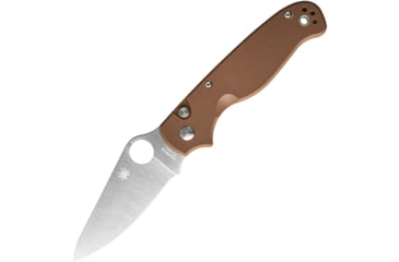 Image of Spyderco ButtonUp Button Lock Brn G10, SC275GPBN