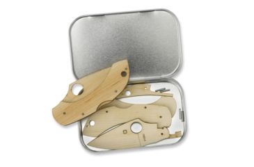 Image of Spyderco Dragonfly Wooden Knife Kit, Maple Handle, WDKIT1