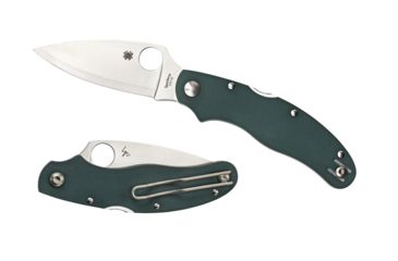 Image of Spyderco Caly 3 Sprint Folding Knife, Green, C113GPGR