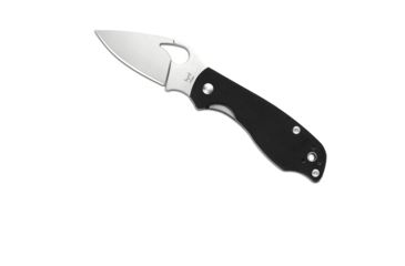 Image of Spyderco Crow 2 G-10 Plain Edge Folding Knife, Black BY09GP2