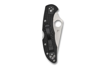 Image of Spyderco Delica 4 Lightweight Thin Red Line Folding Knife, 2.9in, VG-10 Steel, FRN, C11FPSBKRD