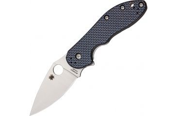 Image of Spyderco Domino Blue Weave SC172CFBLTIP