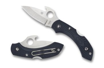 Image of Spyderco Dragonfly 2 Emerson Opener Folding Knife, 2.28in, VG-10, Wharncliffe Blade, Plain Edge, FRN Gray Handle, C28PGYW2