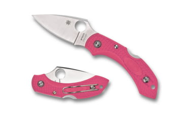 Image of Spyderco Dragonfly 2 Folding Knife, 2.28in, CPM-S30V Stainless Steel, Leaf Blade, FRN Pink Handle, C28FPPNS30V2