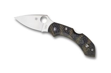 Image of Spyderco Dragonfly 2 Zome Folding Knife, 2.28in, VG-10, Leaf Blade, FRN Green Handle, C28ZFPGR2