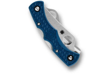 Image of Spyderco Dyad Jr. Lightweight Sprint Folding Knife, 2.4in, CPM SPY27, FRN, Cobalt Blue Handle, C39PSCBL