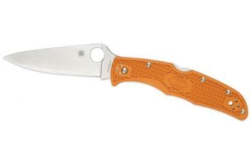 Image of Spyderco Endura 4 Lightweight HAP40 Plain Edge Folding Knife, Burnt Orange C10FPBORE