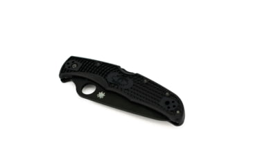 Image of Spyderco Endura 4 Lightweight Folding Knife, 3.8in, VG-10, Partially Serrated Drop Point Blade, Black Blade, Black FRN Handle, C10PSBBK