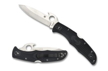 Image of Spyderco Endura 4 Folding Knife with Emerson Opener, 3.8in, VG-10, Clip Point FE Blade, Gray FRN Handle, C10PGYW