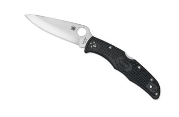 Image of Spyderco Endura 4 Lightweight Folding Knife, 3.8in, VG-10, Satin Finish, Drop Point Blade, FRN Black Handle, C10PBK