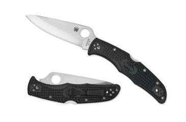 Image of Spyderco Endura 4 Lightweight Folding Knife, 3.8in, VG-10, Satin Finish, Drop Point Blade, FRN Black Handle, C10PBK