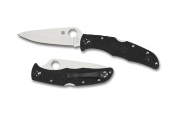 Image of Spyderco Endura4 Lightweight Knife, Black FRN Flat Ground PlainEdge C10FPBK