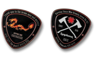 Image of Spyderco Fire Dragon Coin 2022