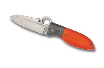 Image of Spyderco Firefly Folding Knife,2.74in VG10 PlainEdge Blade,Orange Handle C184GPOR