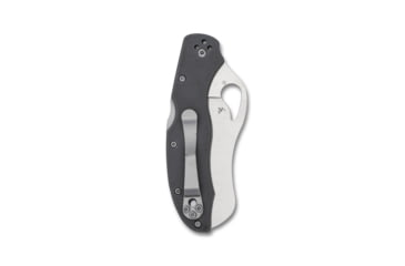 Image of Spyderco Gooney Folding Knife, 3.46in, 9Cr14MoV Stainless Steel, Wharncliffe Blade, G10, Grey Handle, BY24GPGY