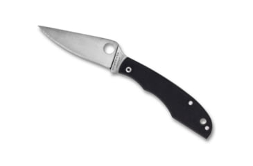Image of Spyderco Grasshopper Folding Knife, 2.28in, 12C27, Clip Point Blade, G10, Black Handle C138GBKP