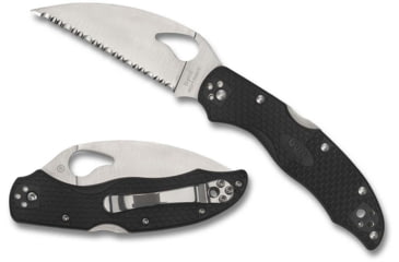 Image of Spyderco Harrier 2 Wharncliffe Folding Knives, 3.38in, 8Cr13MoV Steel, SpyderEdge, FRN Handle, BY01SBKWC2