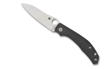Image of Spyderco Kapara Folding Knife, 3.58in, CPM S30V, Drop Point Blade, Carbon Fiber Handle, C241CFP