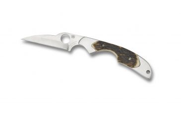 Image of Spyderco Kiwi3 Stag Handle FE Blade Fold Knife C75STP3