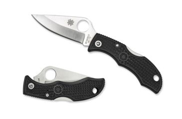Image of Spyderco Ladybug 3 Folding Knife, 1.9in, VG-10, Clip Point, FRN Black Handle, LBKP3