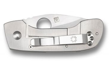 Image of Spyderco Leafstorm Titanium G10 OL Handle Blade Fold Knife C128GP