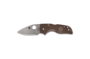 Image of Spyderco Lil' Native Folding Knife, 2.42in, CPM 15V, Leaf Blade, FRN Brown Handle, C230PBN15V