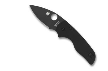Image of Spyderco Lil' Native Folding Knife, 2.42in, CPM S30V, Drop Point, Plain Edge, G-10 Black Handle, C230GPBBK