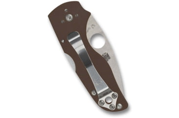 Image of Spyderco Lil Native Mid Backlock Sprint Folding Knife, 2.42in, CPM 15V, G-10, Brown Handle, C230MBGPBN15V