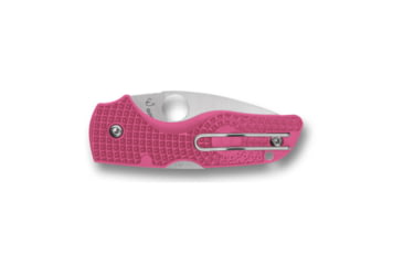 Image of Spyderco Lil' Native Folding Knife, 2.42in, CTS BD1N, Leaf Blade, FRN Pink Handle, C230PPN