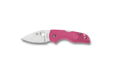 Image of Spyderco Lil' Native Folding Knife, 2.42in, CTS BD1N, Leaf Blade, FRN Pink Handle, C230PPN