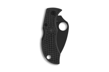Image of Spyderco Manbug Folding Knife, 1.97 in, VG-10 Stainless Steel, Black Blade, Wharncliffe Blade, FRN Black Handle, MBKWPBK