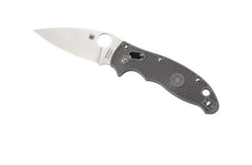 Image of Spyderco Manix 2 Folding Knife, 3.37in, Maxamet, Drop Point, Gray Handle, C101PGY2
