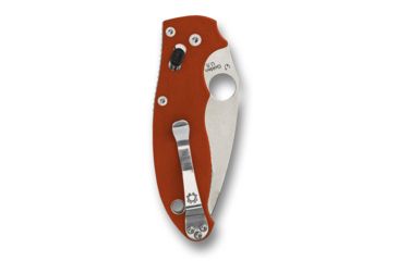 Image of Spyderco Manix 2 Sprint Run Folding Knife, 3.4 in Blade, CPM REX 45 Tool Steel, Plain Edge, G10 Handle, Burnt Orange, C101GPBORE2