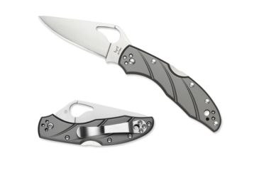 Image of Spyderco Meadowlark 2 Titanium Plain Edge Folding Knife BY04TIP2