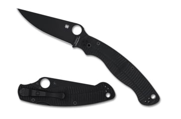 Image of Spyderco Military 2 Folding Knives, 4in, CPM Magnacut, G-10, DLC, Black, 716104018840