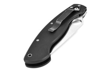 Image of Spyderco Military Folding Knife, Black G-10 Steel Handle, FE Blade, C36GPE