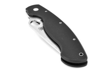 Image of Spyderco Military Folding Knife, Black G-10 Steel Handle, FE Blade, C36GPE