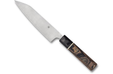 Image of Spyderco Murray Carter Itamae Funayuki, 6.28in, Brown Handle, K16GPBNBK