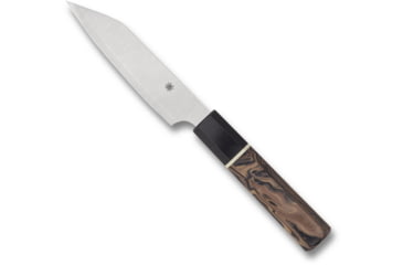Image of Spyderco Murray Carter Itamae Petty, 4.57in, Brown Handle, K15GPBNBK