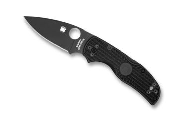 Image of Spyderco Native 5 Ambidextrous Folding Knife, 3.11in, CPM S30V, Leaf Blade, FRN Black Handle, C41PBBK5