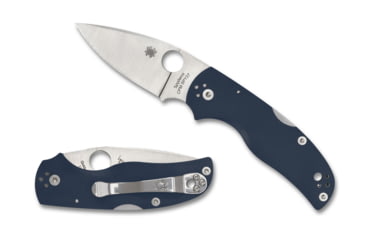 Image of Spyderco Native 5 Folding Knife, 2.95 in, CPM SPY27, Blue, G10, C41GPCBL5