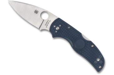 Image of Spyderco Native 5 Folding Knife, 2.95in, CPM SPY27 Steel, Leaf Blade, FRN Handle, Cobalt Blue, C41PCBL5