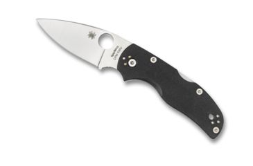 Image of Spyderco Native 5 Folding Knife, 2.95in, CPM S30V Stainless Steel, Drop Point Blade, G-10, Black Handle, C41GP5