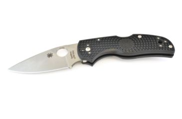 Image of Spyderco Native 5 Lightweight Folding Knife, 2.95in, CPM S30V, Drop Point Blade, PlainEdge, FRN Black Handle, C41PBK5