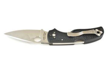 Image of Spyderco Native 5 Lightweight Folding Knife, 2.95in, CPM S30V, Drop Point Blade, PlainEdge, FRN Black Handle, C41PBK5