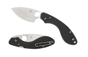 Image of Spyderco Ouroboros Folding Knife, Black, C207GP